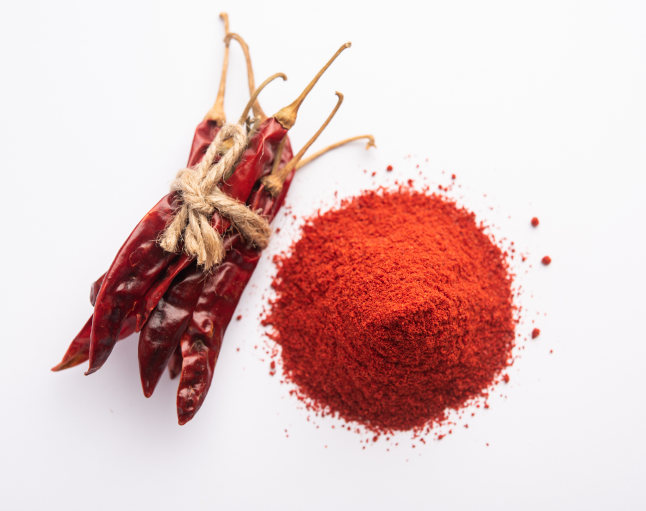 red-chilli-lal-mirchi-mirch-with-powder-bowl-mortar-moody-background-selective-focus 1